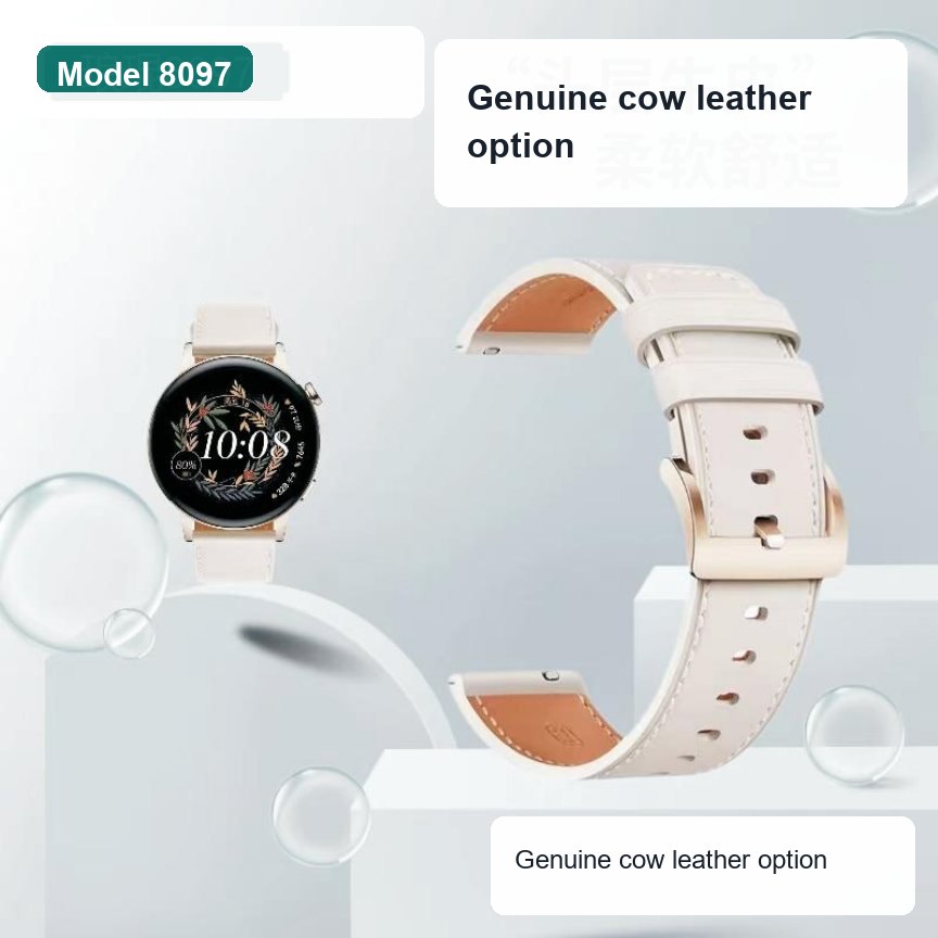 Cow leather strap option
