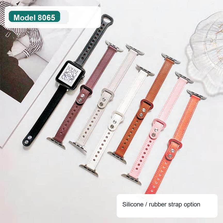 Silicone / rubber strap option