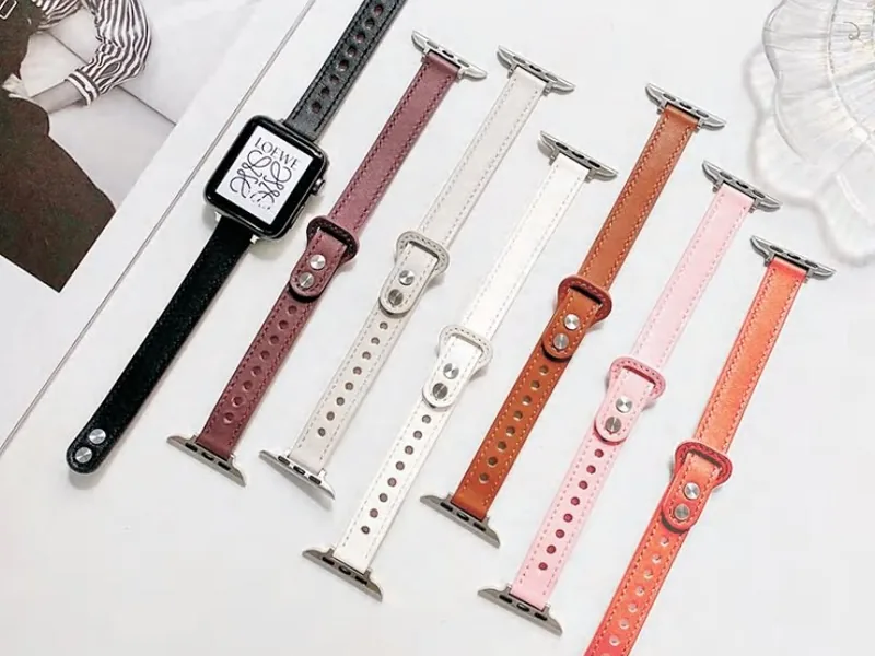 Silicone and rubber watch strap options