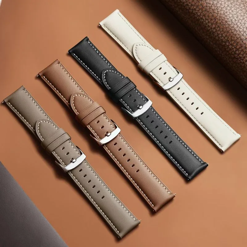 Classic stitched compatible replacement watch strap selection